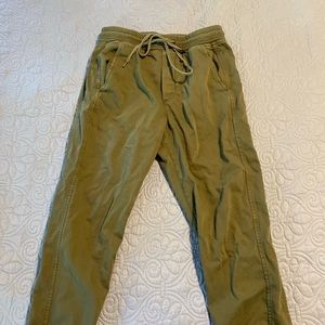 Green cargo pants